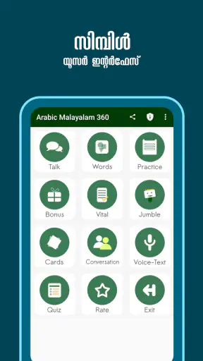 Spoken Arabic Malayalam 360 screenshot