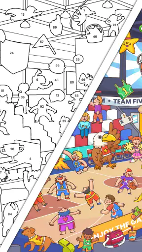 Sticker Book: Color By Number screenshot
