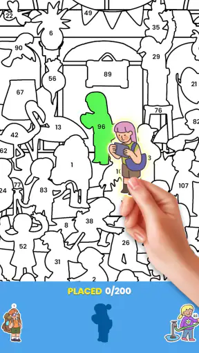 Sticker Book: Color By Number screenshot