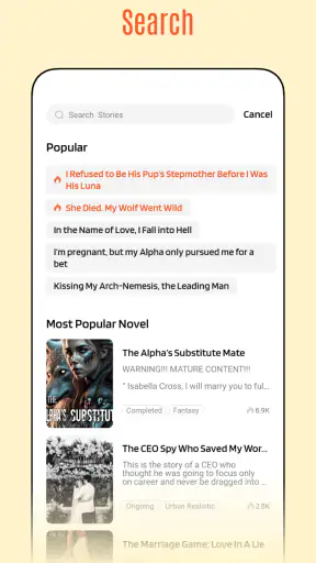 Sunfics screenshot