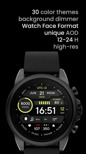 TACT ONE: Watch face screenshot