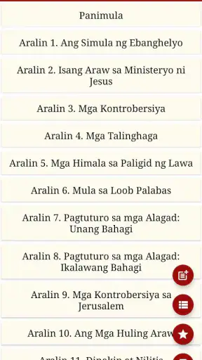 Tagalog: Sabbath School Lesson screenshot