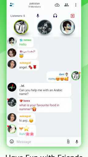 Talkinchat - غرف صوتية & دردشة screenshot