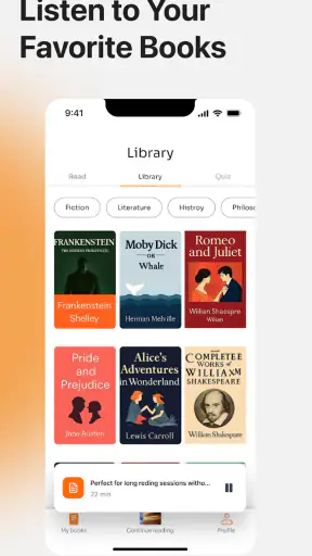 Text to Speech ePub PDF: Stage screenshot