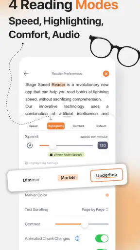 Text to Speech ePub PDF: Stage screenshot