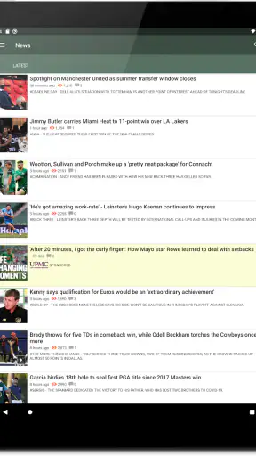 The42.ie Sports News screenshot