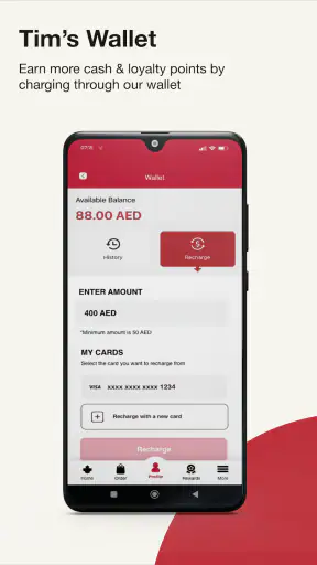 Tim Hortons Middle East screenshot