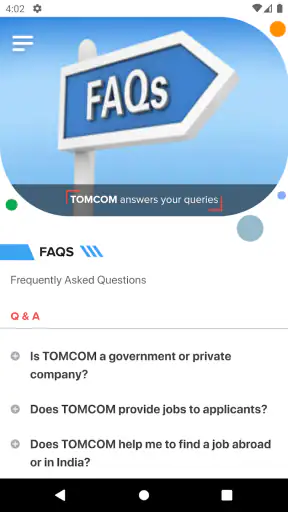 TOMCOM screenshot
