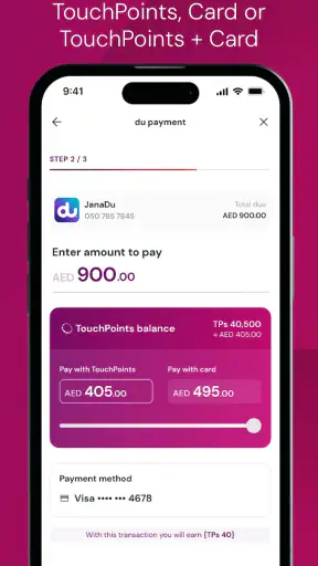 TouchPoints App screenshot