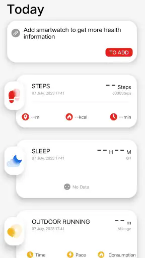 Trands Fit screenshot