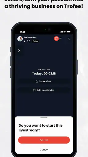 Trofee - Livestream Shopping screenshot