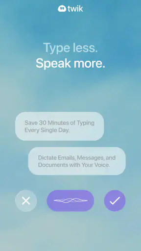 Twik - AI Voice to Text screenshot