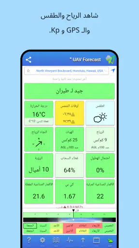 UAV Forecast screenshot