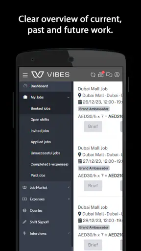 Vibes Staffing screenshot