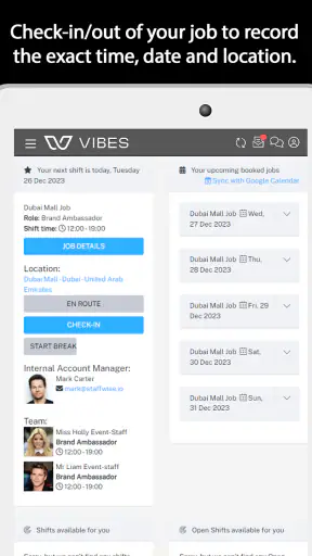 Vibes Staffing screenshot