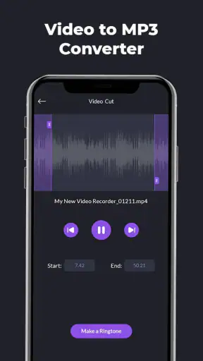 Video To MP3 Ringtone Maker screenshot