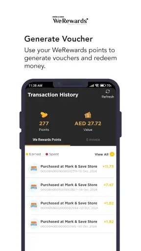 We Rewards screenshot