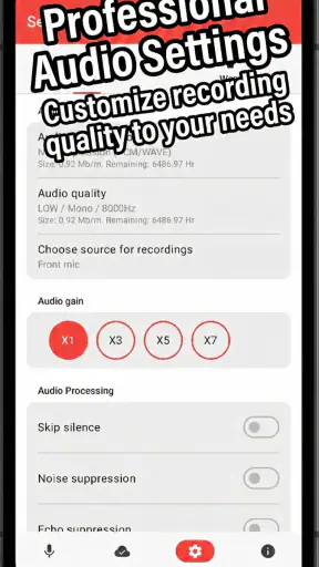 Wear Audio Recorder screenshot