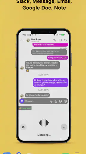 Whisper Flow: الكتابة الصوتية screenshot