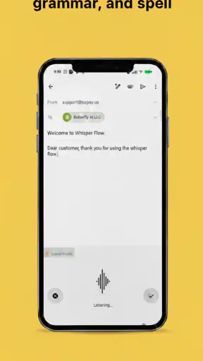 Whisper Flow: الكتابة الصوتية screenshot