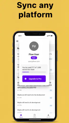 Whisper Flow: الكتابة الصوتية screenshot