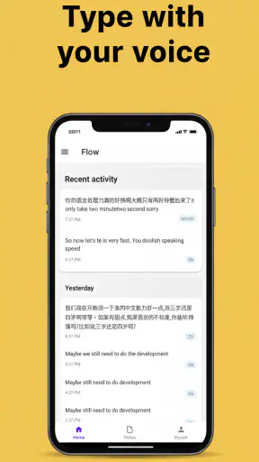 Whisper Flow: الكتابة الصوتية screenshot