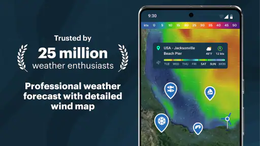 Windy.app - الرياح والطقس screenshot