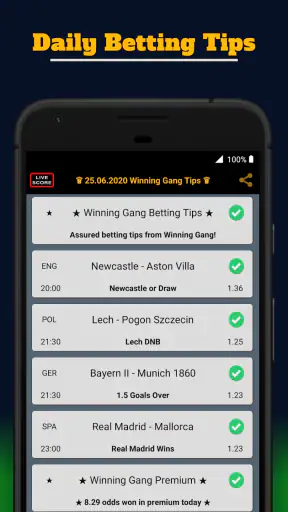 Winning Gang Betting Tips screenshot