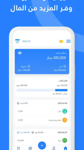 Wise Budget الديون & مصروفات screenshot