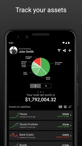 WorthTracker screenshot
