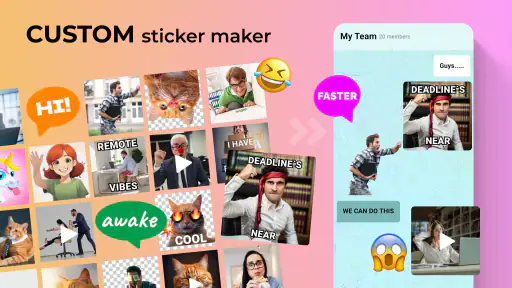 WSTicK - صانع ملصقات WhatsApp screenshot