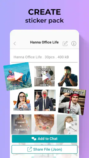 WSTicK - صانع ملصقات WhatsApp screenshot