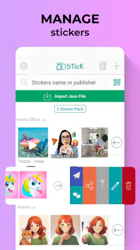 WSTicK - صانع ملصقات WhatsApp screenshot