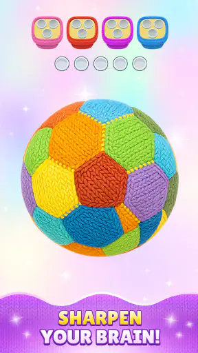 Yarn Sort 3D: Jam Puzzle screenshot