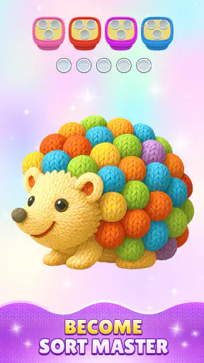 Yarn Sort 3D: Jam Puzzle screenshot