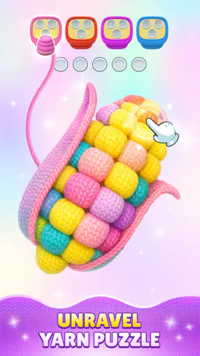 Yarn Sort 3D: Jam Puzzle screenshot