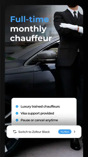 Zofeur - Hire a Safe Driver. screenshot