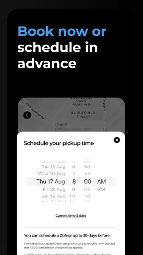 Zofeur - Hire a Safe Driver. screenshot