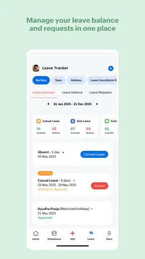 Zoho People - HR Management screenshot