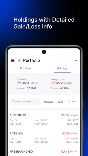 Zone : Definedge Trading App screenshot