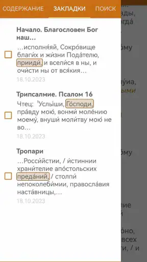 Церковные службы и молитвослов screenshot