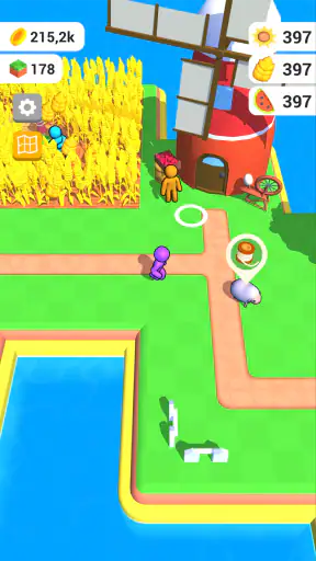 أرض المزرعة - لعبة الزراعة screenshot