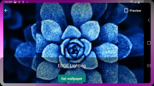 إضاءة الحواف - Edge lighting screenshot