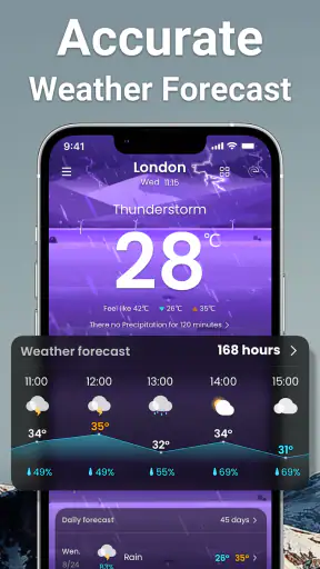 رادار الطقس، رادار مباشر screenshot