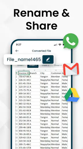 تحويل PDF إلى Excel - XLSX screenshot