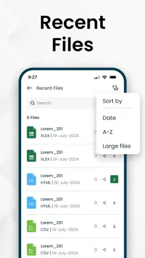 تحويل PDF إلى Excel - XLSX screenshot