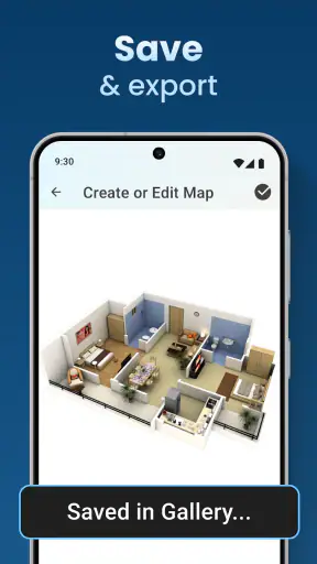 تطبيق خطة تصميم المنزل 3D screenshot
