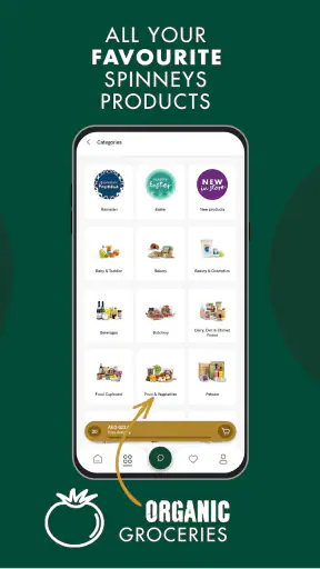 خدمة توصيل البقالة من سبينيس screenshot