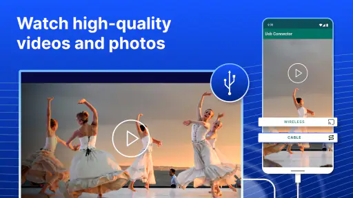 ربط الهاتف بالتلفزيون موصل USB screenshot