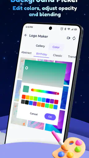 صانع الشعارات - منشئ التصميم screenshot